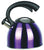 Strauss Stainless Steel 2.6 Quart Whistling Tea Kettle - Induction Ready (Purple)