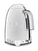 Smeg KLF02SSUS 50's Retro Style Variable Temperature Kettle, Polished Stainless Steel