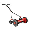 Sun Joe MJ503M-RED 14-Inch Quad Wheel 9-Position Manual Reel Mower, Red