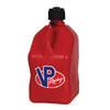 2 Pack VP 5 Gallon Square Red Racing Utility Jugs with 2 Deluxe Filler Hoses