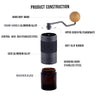 1Zpresso Manual Coffee Grinder JX Series Dark Blue