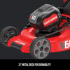 CRAFTSMAN V60 Cordless Lawn Mower, Self Propelled, 7.5-Ah (CMCMW270Z1)