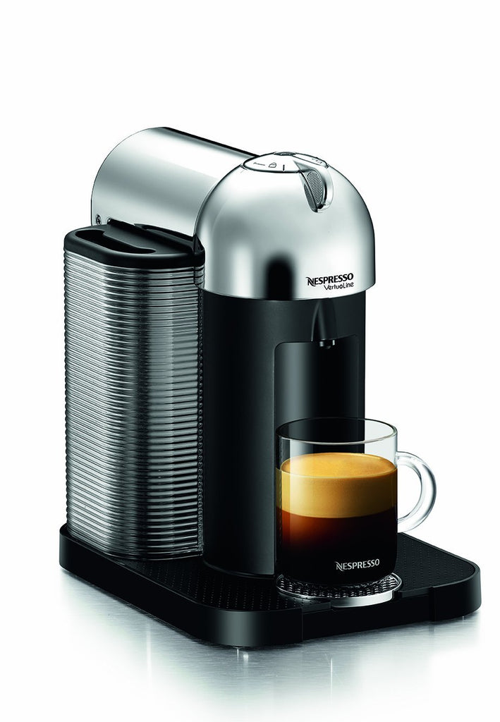 Nespresso GCA1-US-CH-NE VertuoLine Coffee and Espresso Maker, Chrome (Discontinued Model)