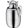 alfi Juwel Glass Vacuum Chrome Plated Brass Thermal Carafe for Hot and Cold Beverages, 1.0 L, Chrome