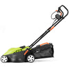 Abbeydh 14-Inch 10 Amp Lawn Mower with Folding Handle Electric Push