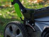 Earthwise 65821 58 Volt 3-in-1 Cordless Electric Push Lawn Mower 21-Inch (4Ah Battery and Charger Included)