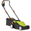 Abbeydh 14-Inch 10 Amp Lawn Mower with Folding Handle Electric Push