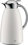 alfi Gusto Glass Vacuum Lacquered Metal Thermal Carafe for Hot and Cold Beverages, 1.0 L, White