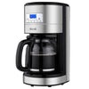 Aicok Coffee Maker, 12 Cup Best Coffee Maker with Coffee Pot, Programmable Coffee Maker with Timer and Reusable Mesh Filter, Stainless Steel