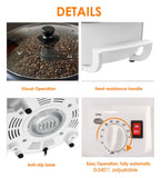Coffee Roaster Machine, 750G Electric Coffee Beans Roaster for Home Shop Cashew Chestnuts Peanut Roasting Machine 110V by Angelloong