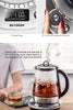 Buydeem K2973 Flagship Health- Care Beverage Tea Maker and Kettle, 8-in-1 Programmable Brew Cooker Master, 1.5L, Silvery