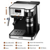 AICOOK Espresso and Coffee Machine, 3 in 1 Combination 15 Bar Espresso Machine and Single Serve Coffee Maker With Coffee Mug, Milk Frother for Cappuccino and Latte, Black