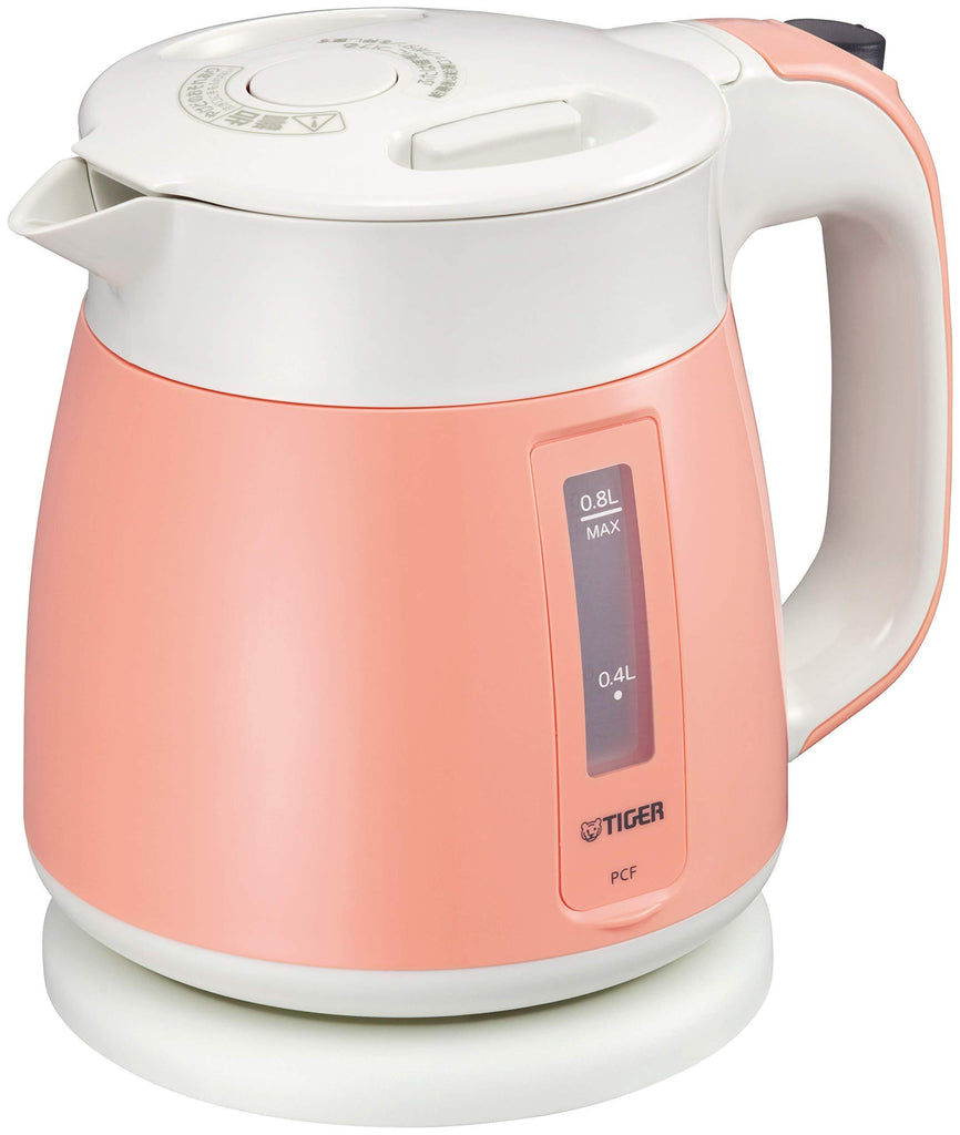 Tiger thermos electric kettle 800ml Coral Orange Wakuko PCF-G080-D Tiger