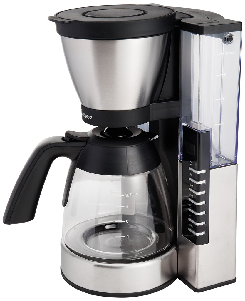 Capresso 497.05 MG900 10 cup Rapid Brew Coffeemaker, Stainless Steel