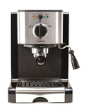 Capresso 116.04 Pump Espresso and Cappuccino Machine EC100, Black and Stainless