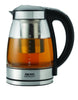 Aroma Housewares AWK-165DI 7 Cup Glass and Stainless Digital Kettle with Tea Infuser, 1.7 L, Clear