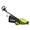 Sun Joe MJ404E-360 16-Inch 12-Amp 360-Degree Turning Radius Electric Lawn Mower, Green