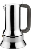 Alessi Espresso Maker 9090 by Richard Sapper, 6 Espresso Cups