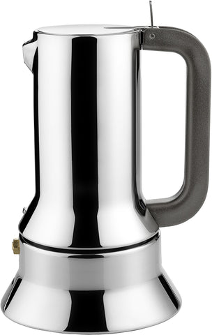 Alessi Espresso Maker 9090 by Richard Sapper, 6 Espresso Cups