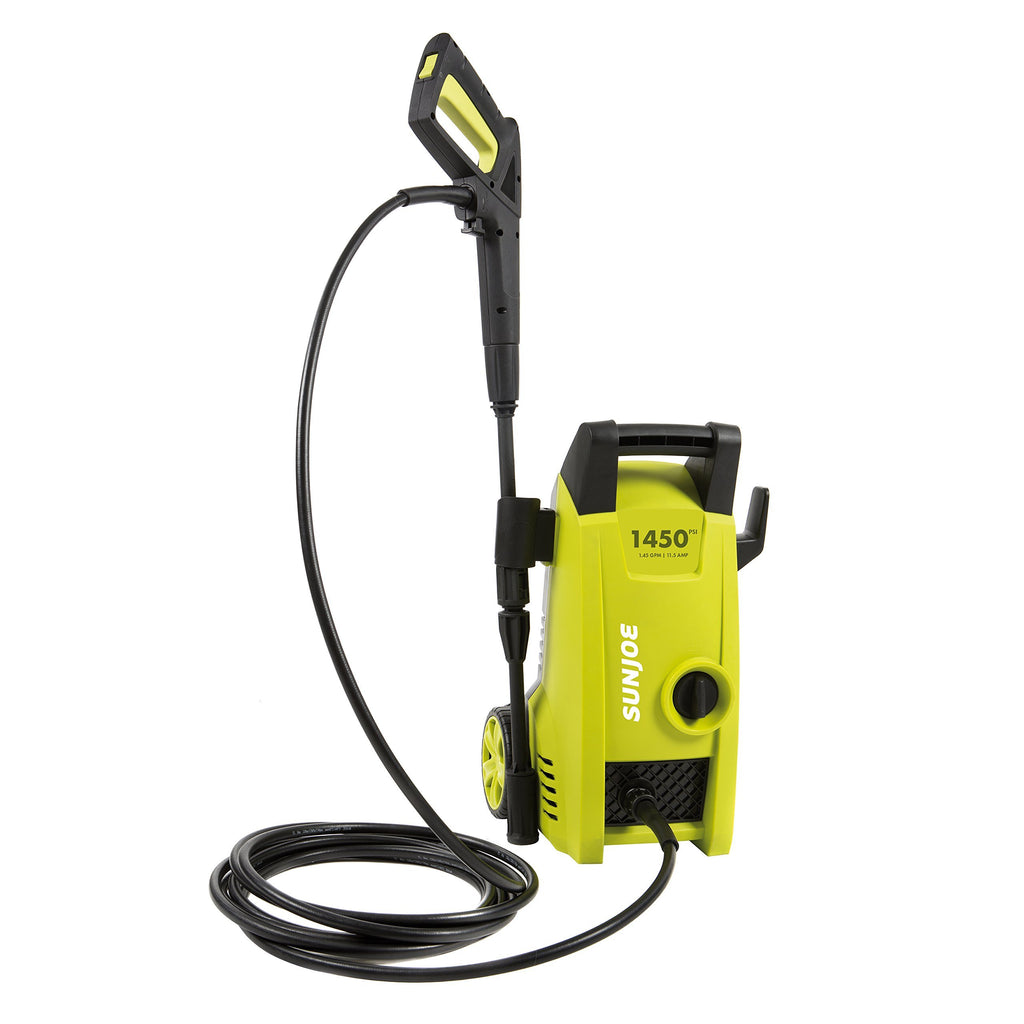 Sun Joe SPX1000 1450 PSI 1.45 GPM 11.5-Amp Electric Pressure Washer, Green