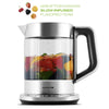 Viante Electric Kettle. Electric Glass Tea Kettle Heater with Digital Temperature Controls. Programs for your favorite teas & Coffee. Removable Tea Infuser. Stainless Steel Glass Boiler. BPA-FREE