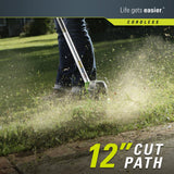 Greenworks 12-Inch 40V Cordless String Trimmer, 2.0 AH Battery Included 2101602