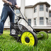 Sun Joe MJ500M Manual Reel Mower w/Grass Catcher | 16 inch